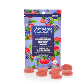 Smokiez Jamberry 100mg CBN : 100mg THC 1:1 Fruit Chews - OH