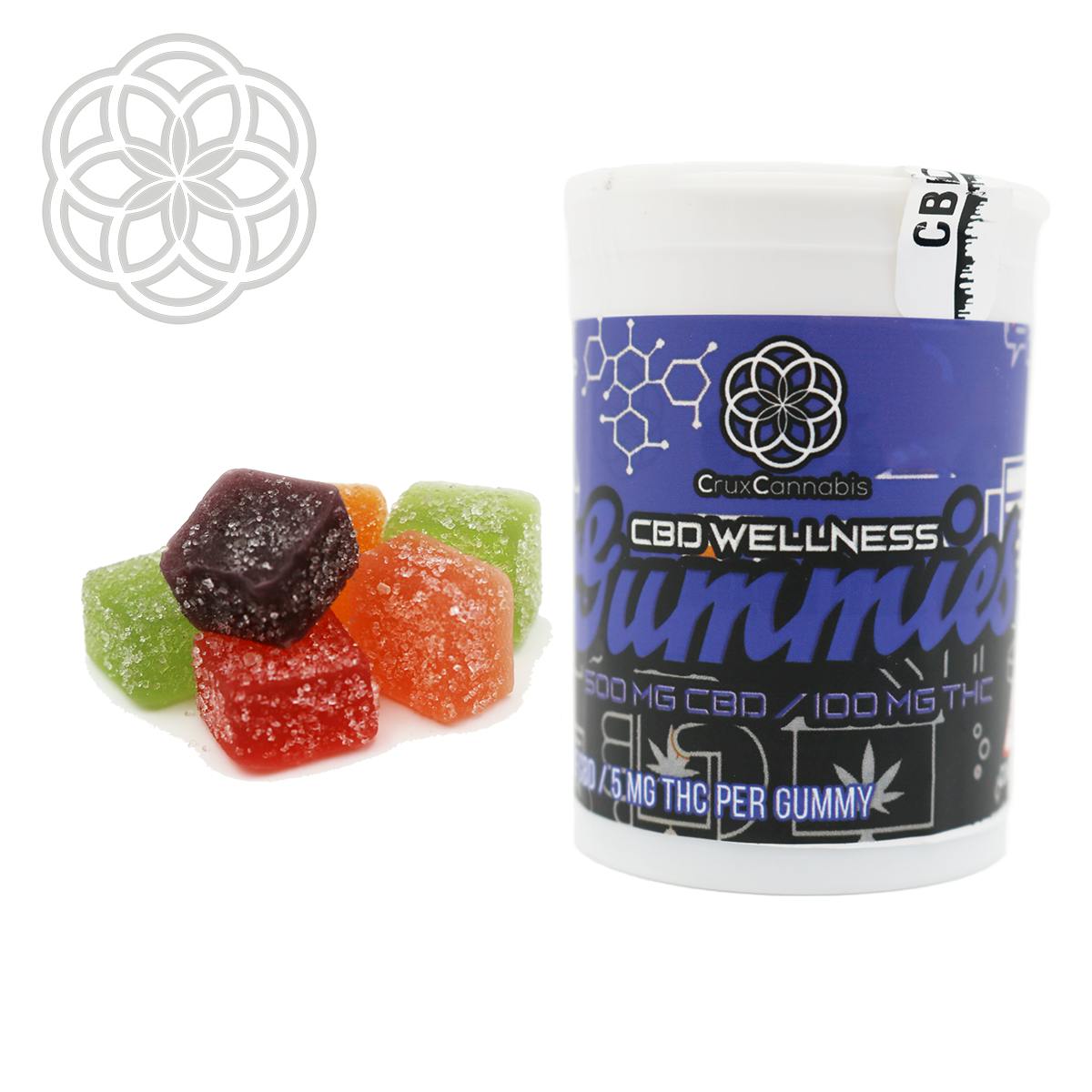 Gummies - 5:1 CBD / THC by Crux Cannabis