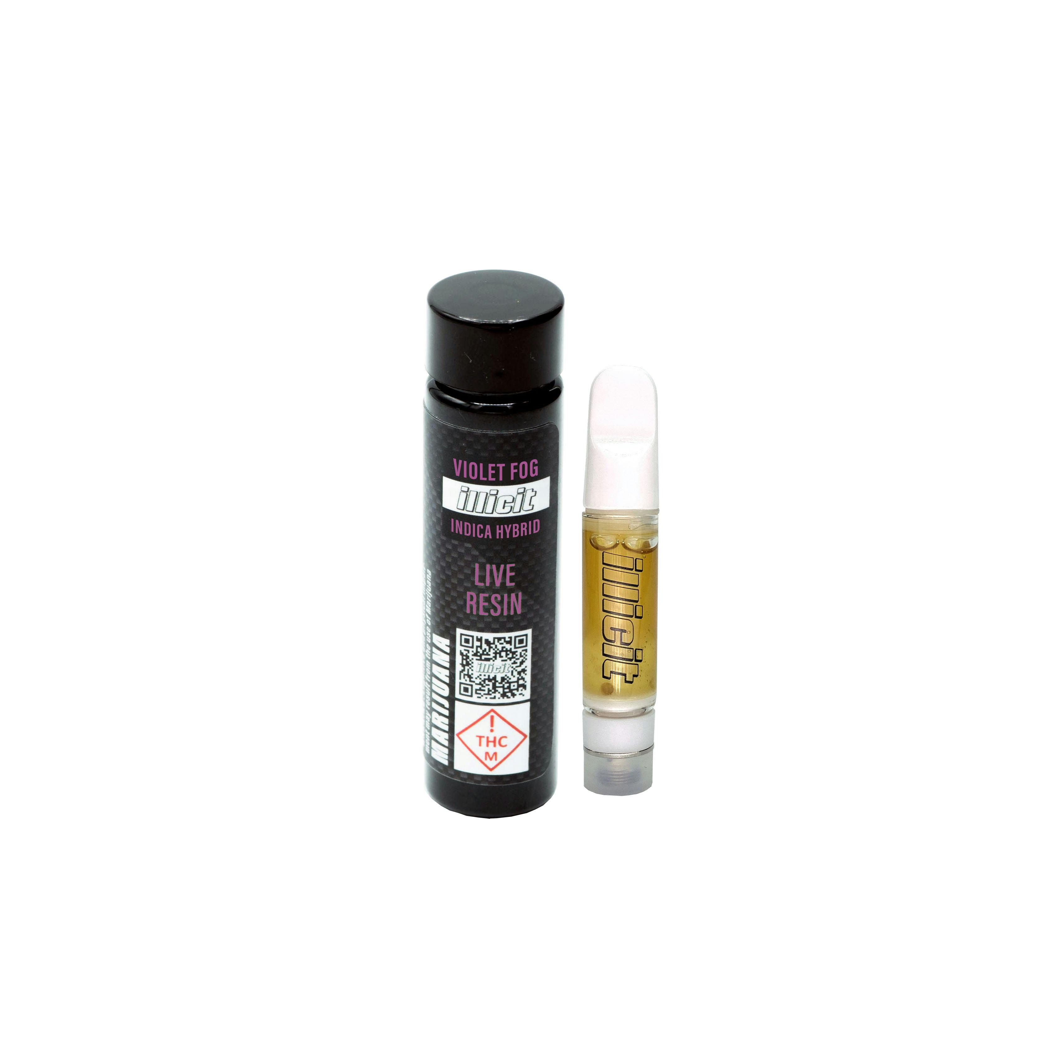 Violet Fog 1g Live Resin Cartridge
