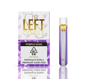 LEFT COAST - Purple Haze | 1g | Premium THC Pod | Left Coast