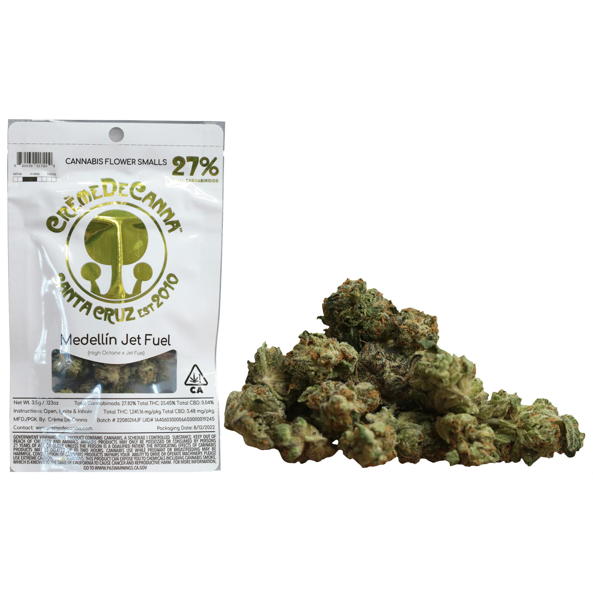Medellin Jet Fuel Smalls 3.5g Crème De Canna