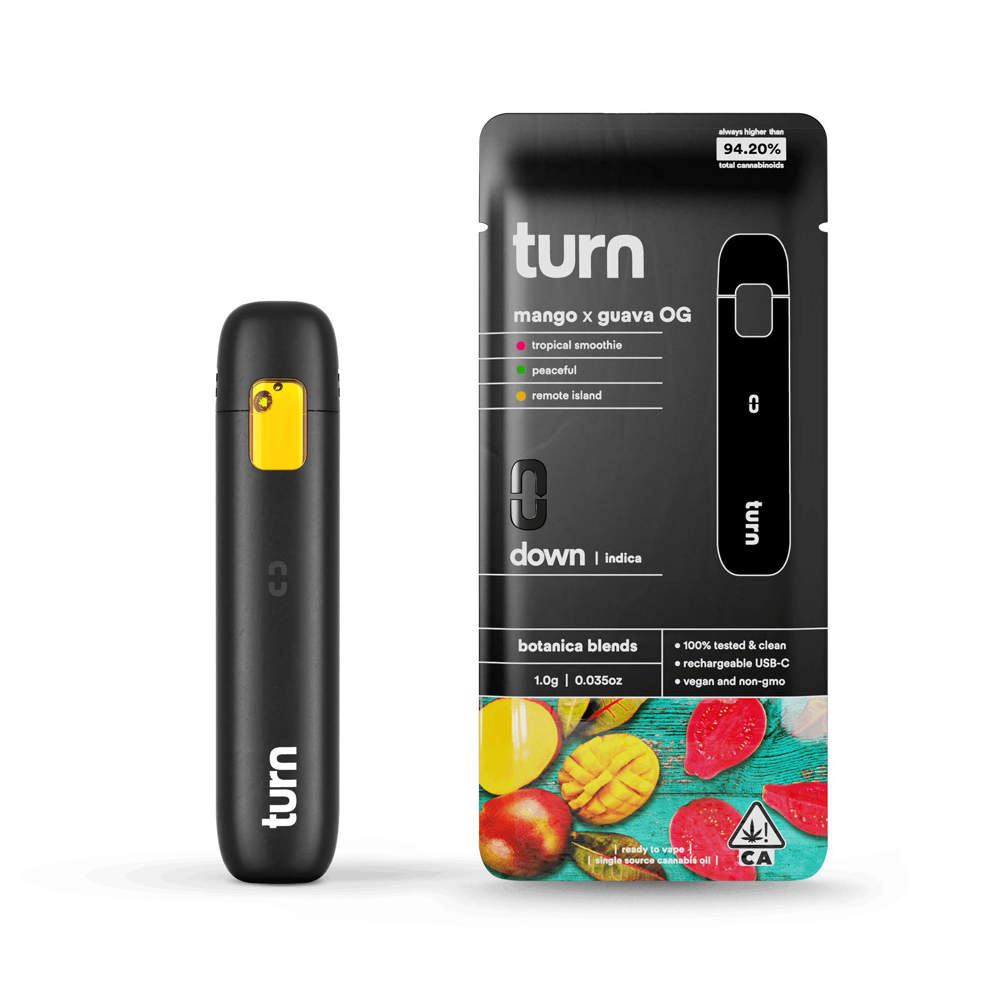 2.0g AIO | unicorn party (21+) | botanica blends | up | - turn