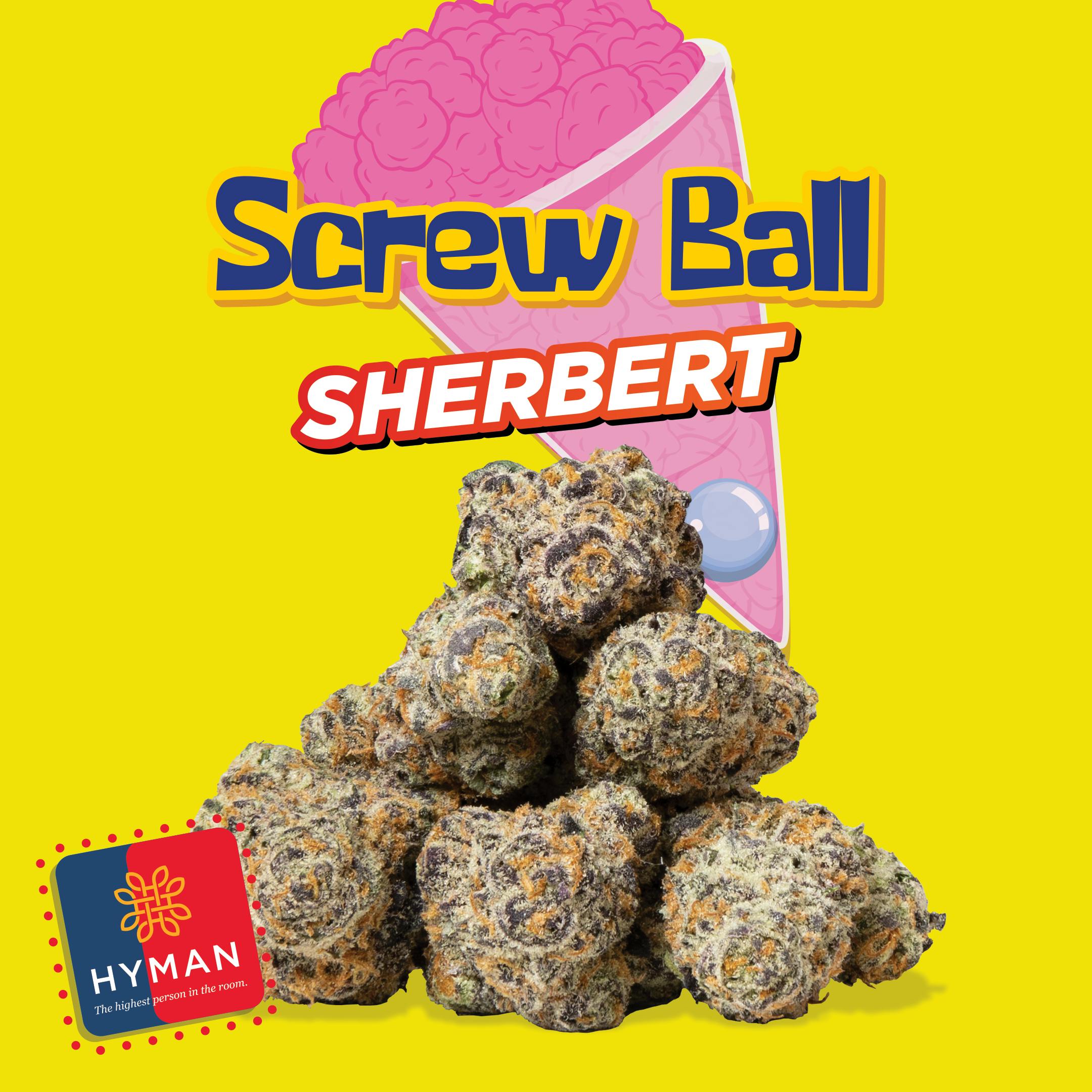 Screwball Sherbert 3.5G PrePack HYMAN MED HYMAN