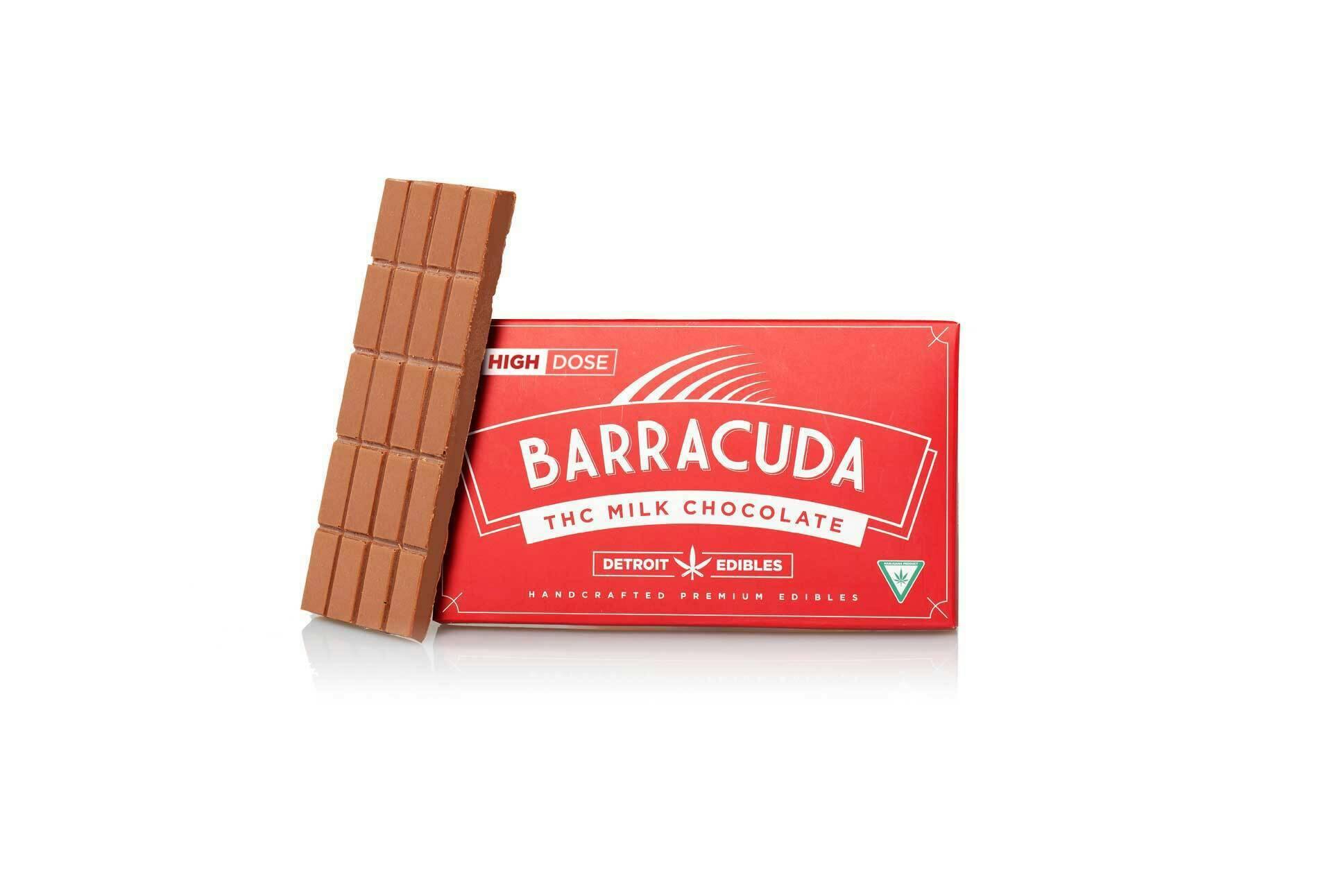 Barracuda Bar, Milk Chocolate - 200mg THC by Detroit Edibles