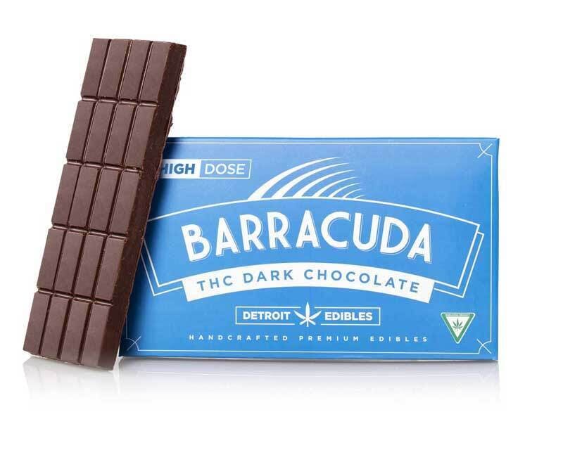 Barracuda Bar, Dark Chocolate - 200mg THC by Detroit Edibles