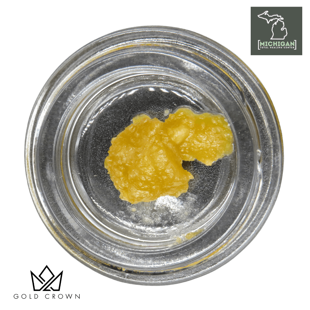 Gold Crown Cured Resin (1g)- Nitro Cookies | Weedmaps