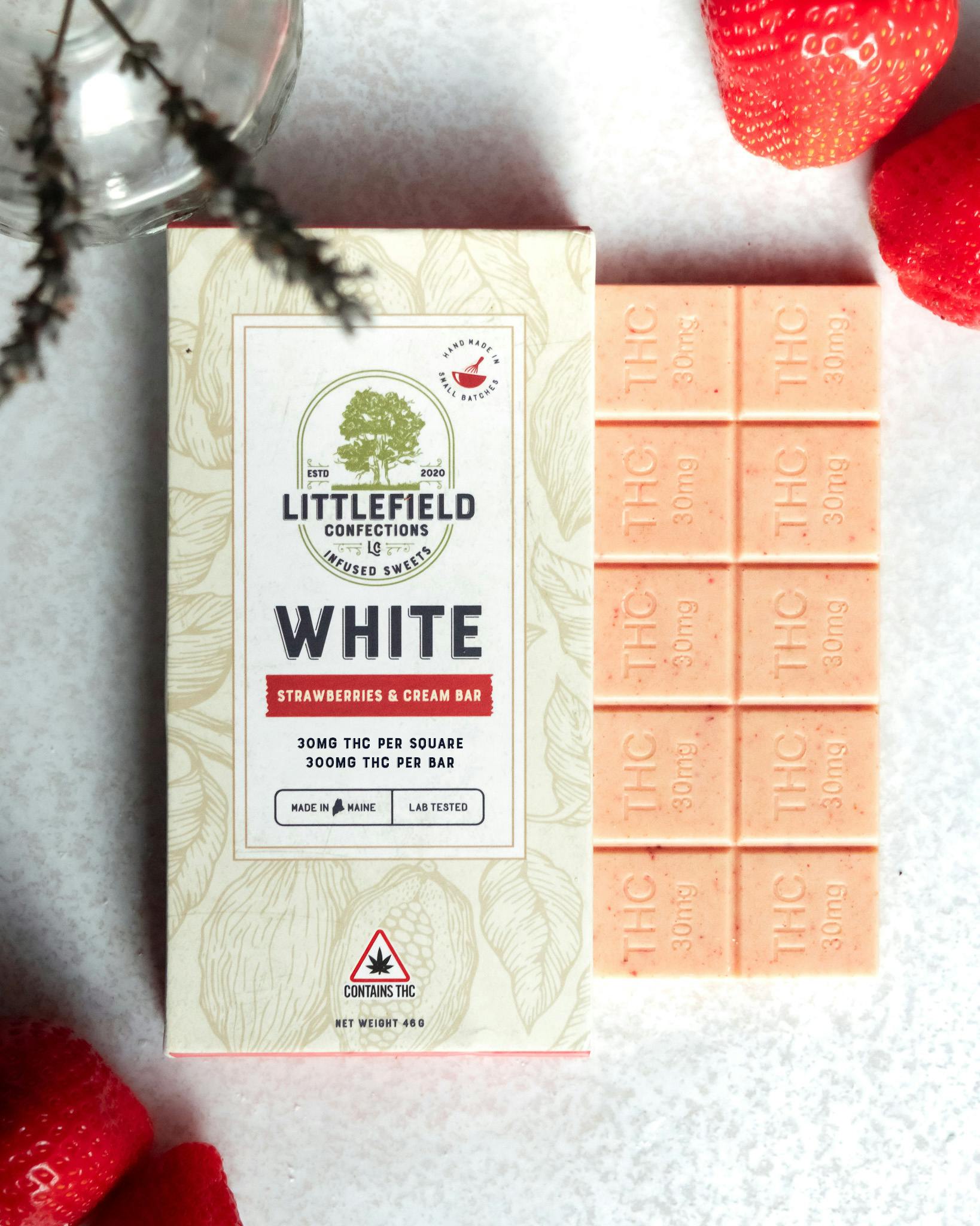 Strawberries Cream White Chocolate Thc