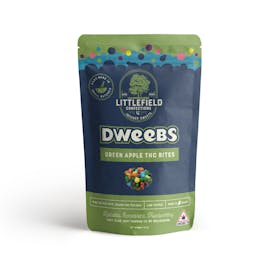 Green Apple THC Dweebs 15mg/pc 300mg Total