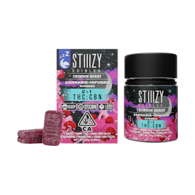 - CRIMSON BERRY - Gummies 2:1 THC:CBN Edibles