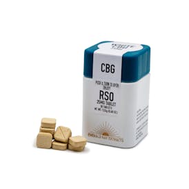 White CBG RSO (25mg Tablet) (1000mg Package)