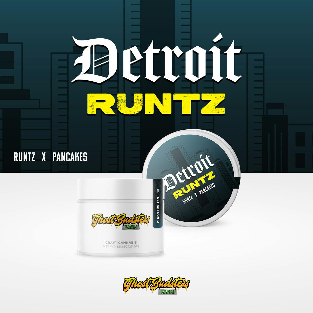 Detroit Runtz PrePackaged Eighth GhostBudsters Farm GhostBudsters Farm