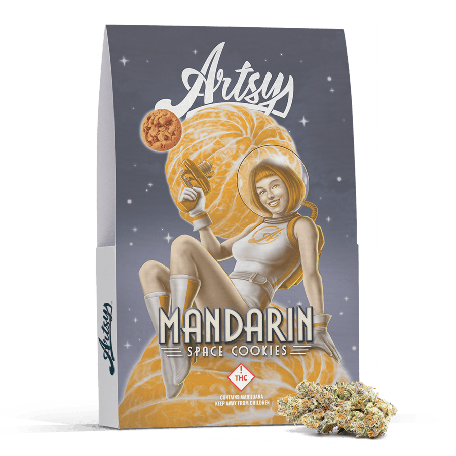 Mandarin Space Cookies