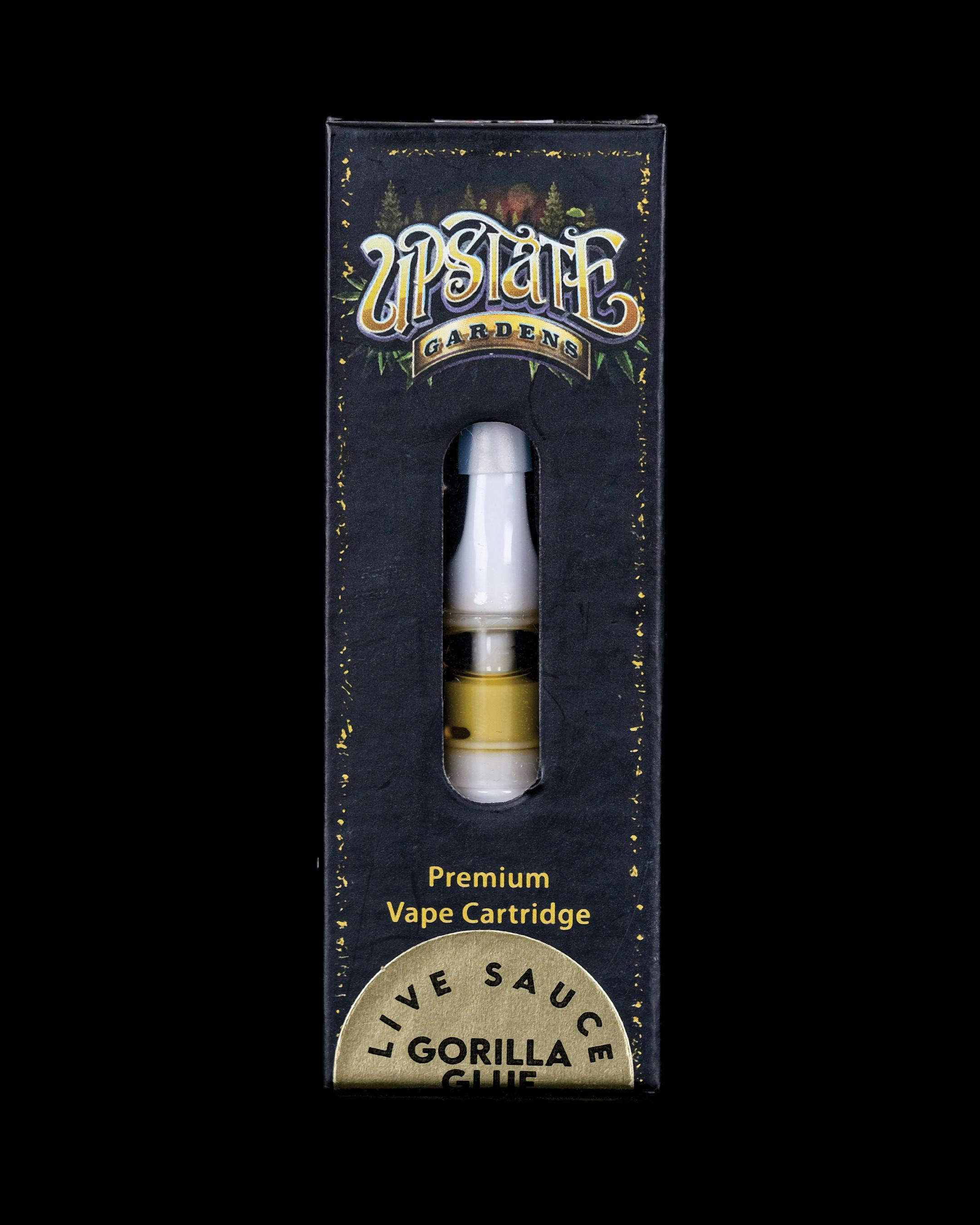 Upstate Gardens .5g Live Sauce Cart Gorilla Glue Weedmaps