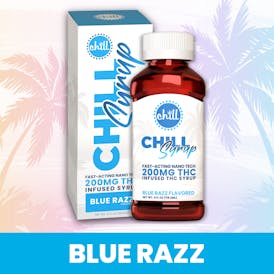 Blue Razz | 200MG THC Syrup | Chill Medicated | MED
