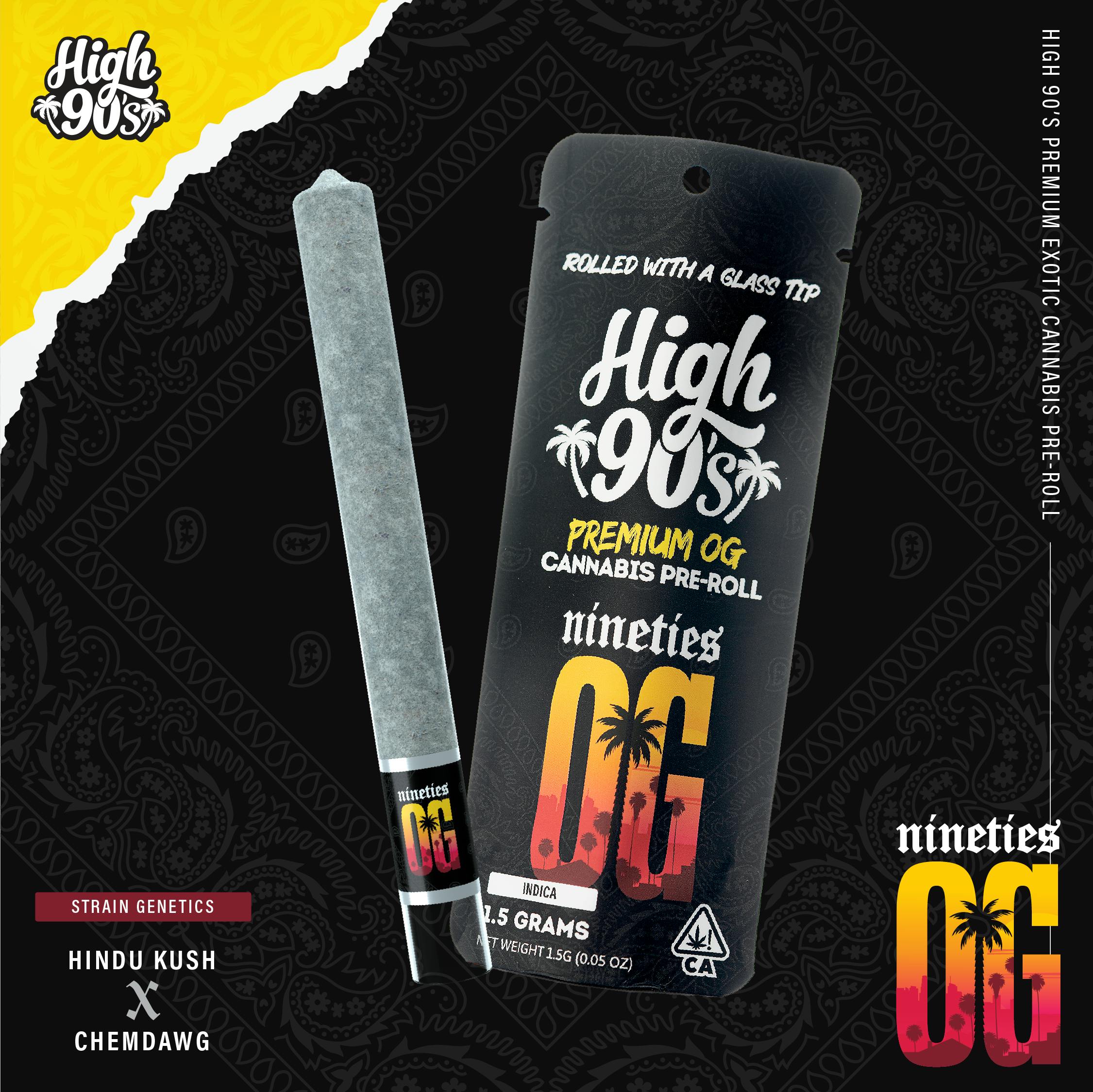 High 90s : Nineties OG 1.5g High Roller Pre-Roll