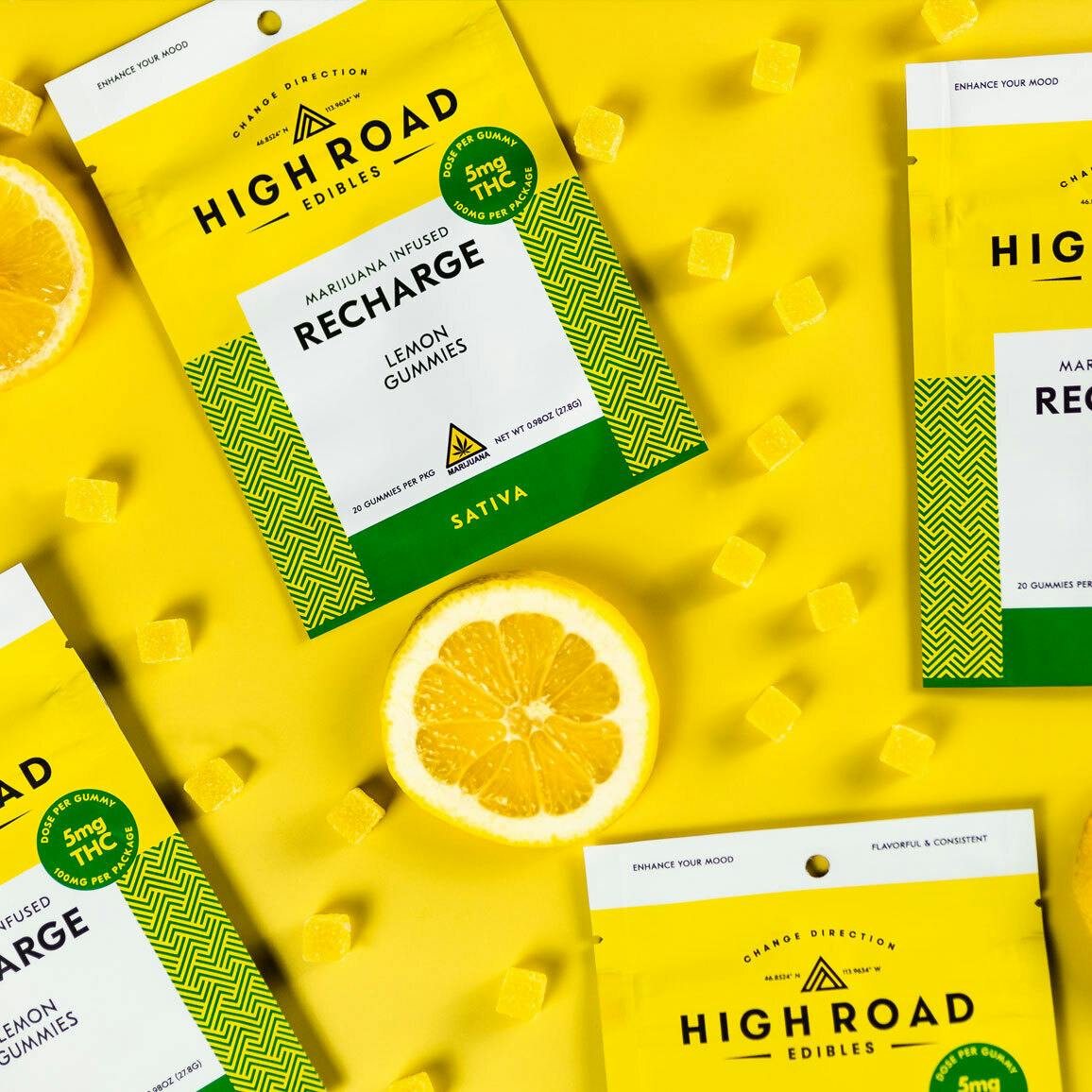 Lemon Recharge Gummies, 100mg 20-pack