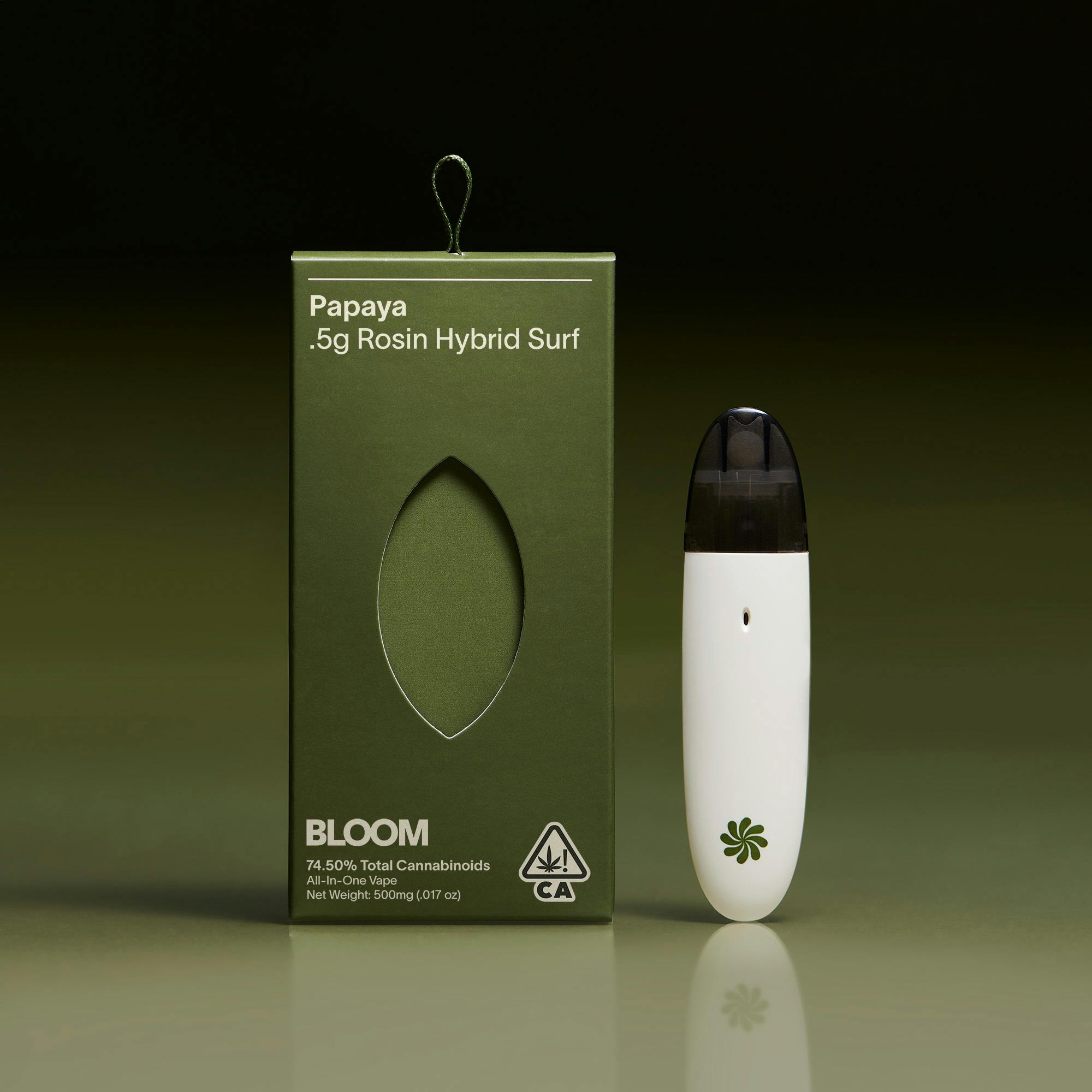 BLOOM Bloom Live Rosin Surf AllInOne 500mg Papaya Weedmaps