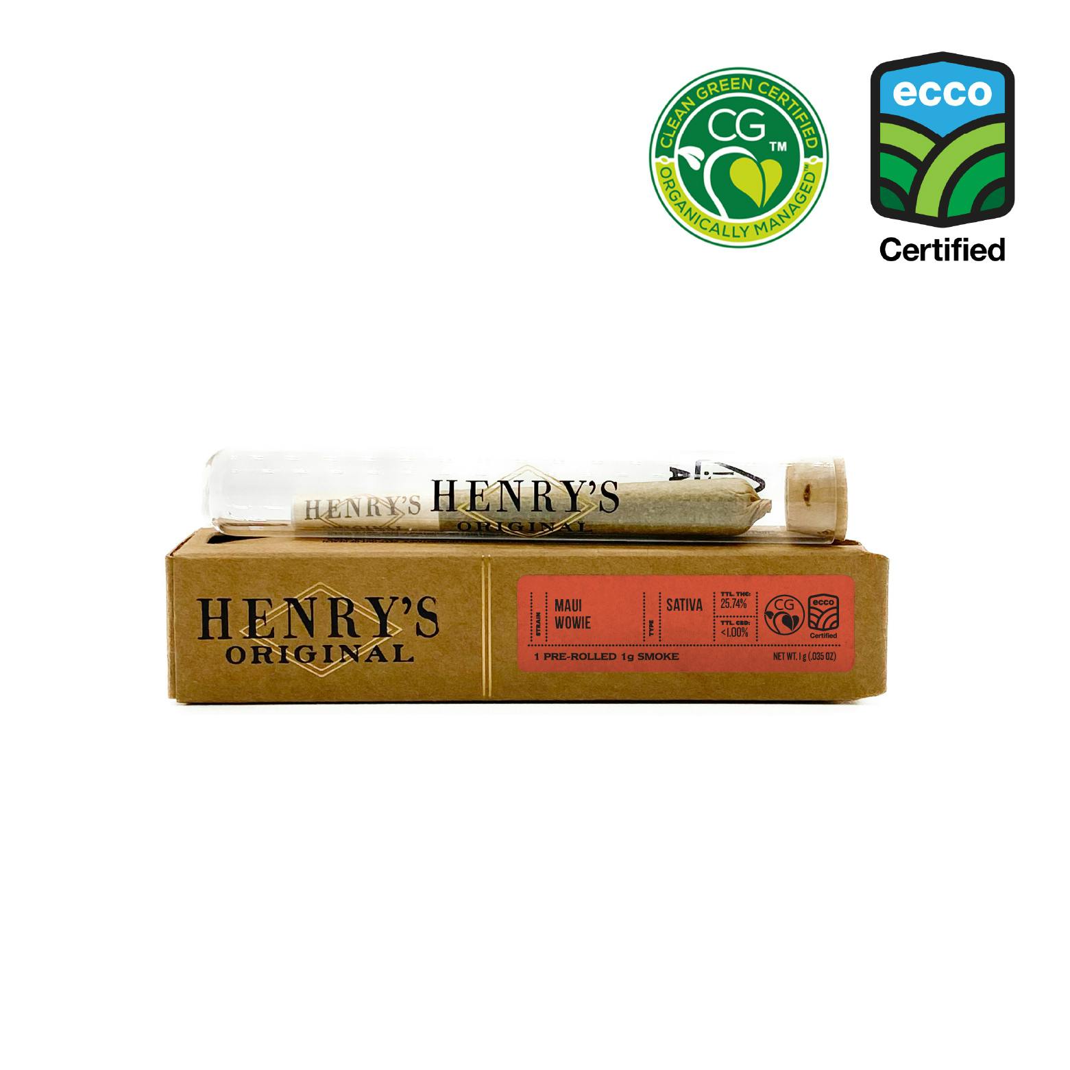Henry's Original | Maui Wowie | Joint | 1g