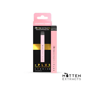 Mitten Extracts - Mitten Extracts + Plus Disposable Strawberry Sherbet 1g (Hybrid)
