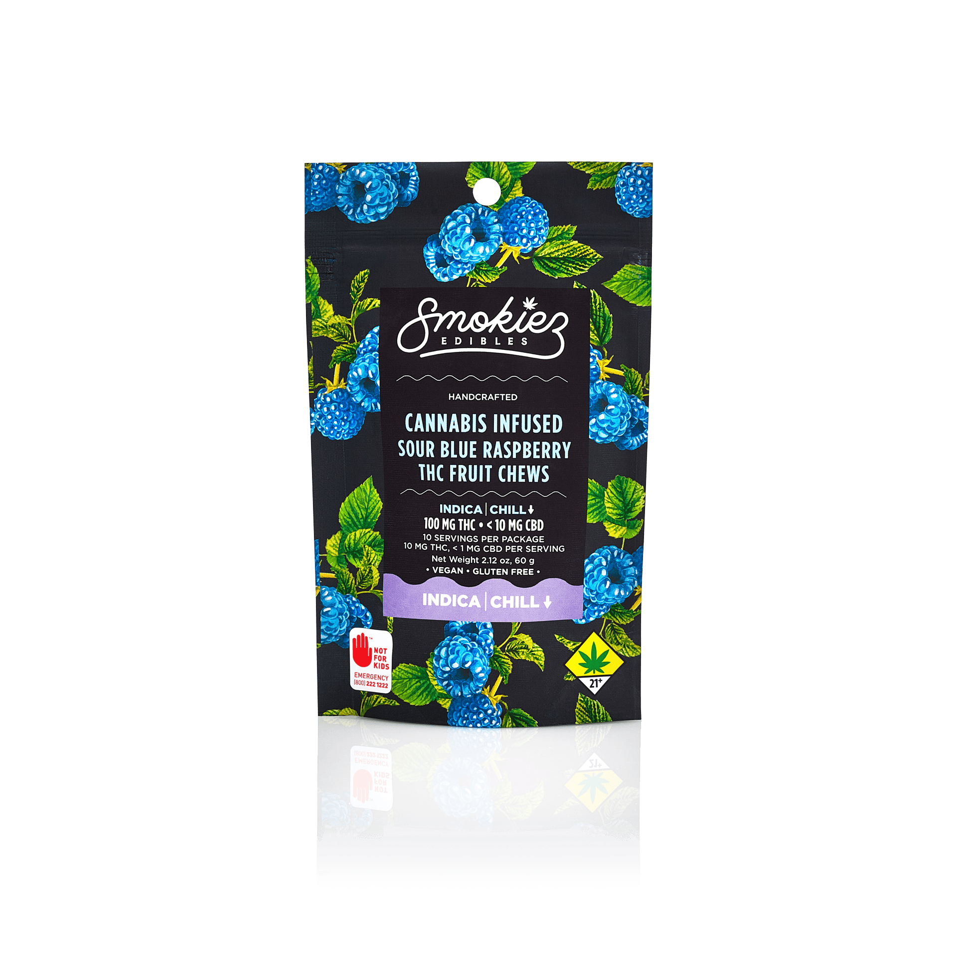 Smokiez Edibles: Sour Blue Raspberry