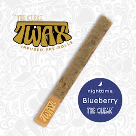 The Clear TWAX Infused Pre-roll 1g | Blueberry