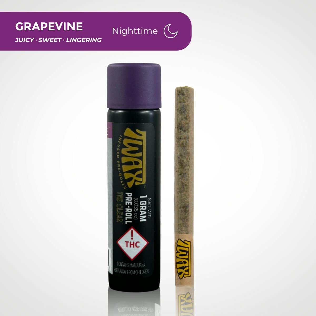 TWAX Infused Pre-roll 1g | Grapevine