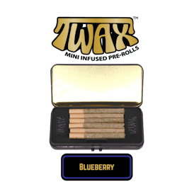 The Clear TWAX Mini Infused Pre-rolls 3g [6 Pack] | Blueberry 