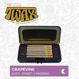 The Clear TWAX Mini Infused Pre-rolls 3g [6 Pack] | Grapevine 