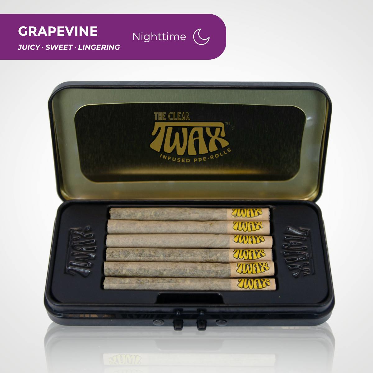 TWAX Mini Infused Pre-rolls 3g [6 Pack] | Grapevine by CLEAR Brands