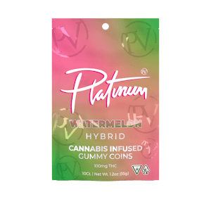 Platinum Vape - Watermelon - 100mg Cannabis Infused Gummies (Platinum)