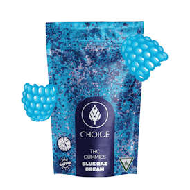 Choice Chews - Blue Raz Dream Gummies (Sativa) - 100mg