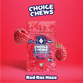 Choice Chews - Red Raz Haze (Sativa) - 200mg
