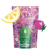 Choice Chews | Super Sour Strawberry Lemonade | THC Gummies | 200mg