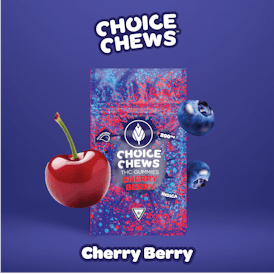 Choice Chews - Cherry Berry Gummies (Indica) - 200mg