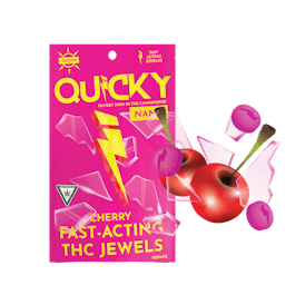 Quicky Hard Candy - Cherry (Sativa) - 100mg