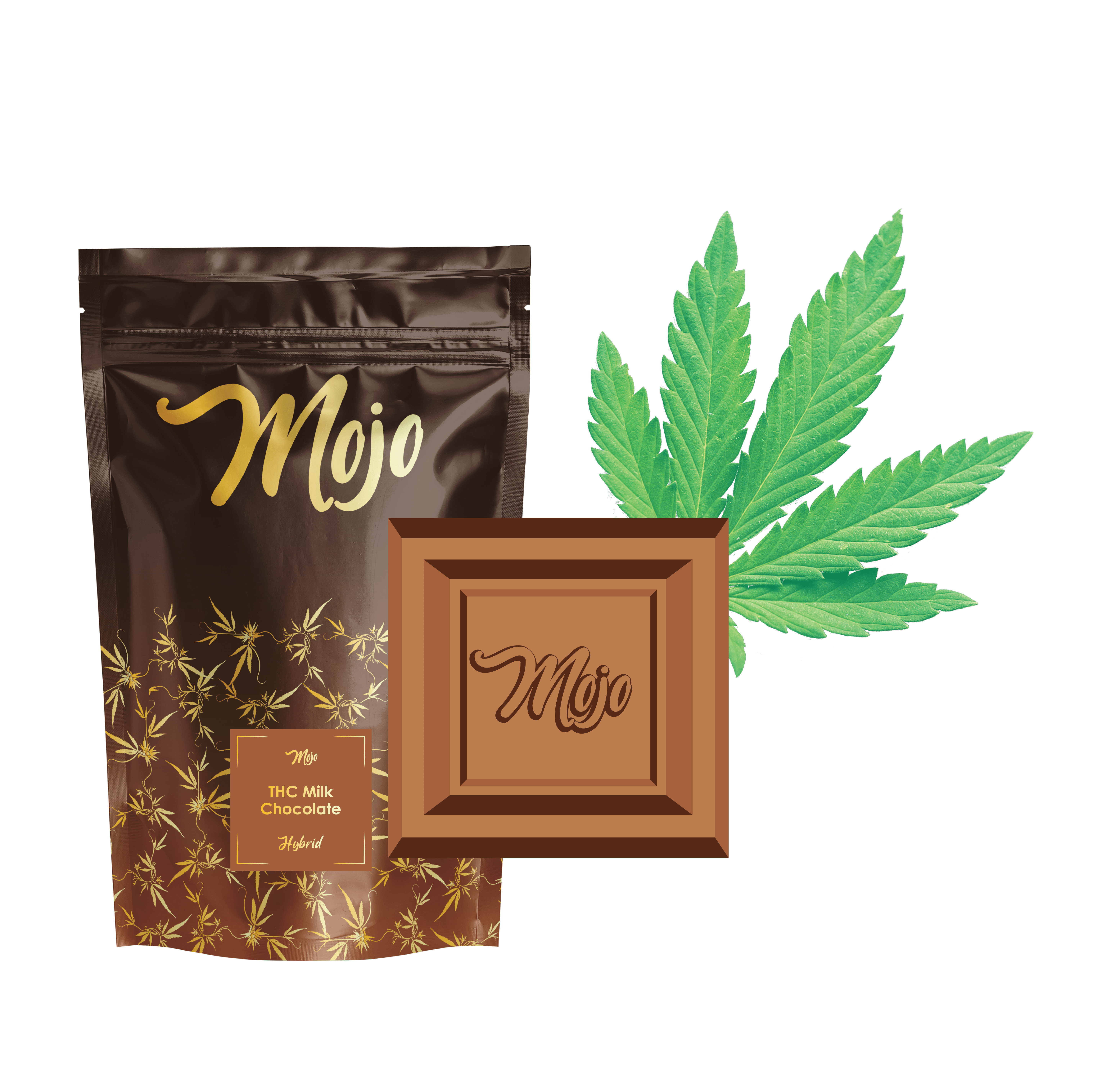 Mojo Chocolates - Milk Chocolate Bites (Sativa) - 100mg by Mojo Chocolates