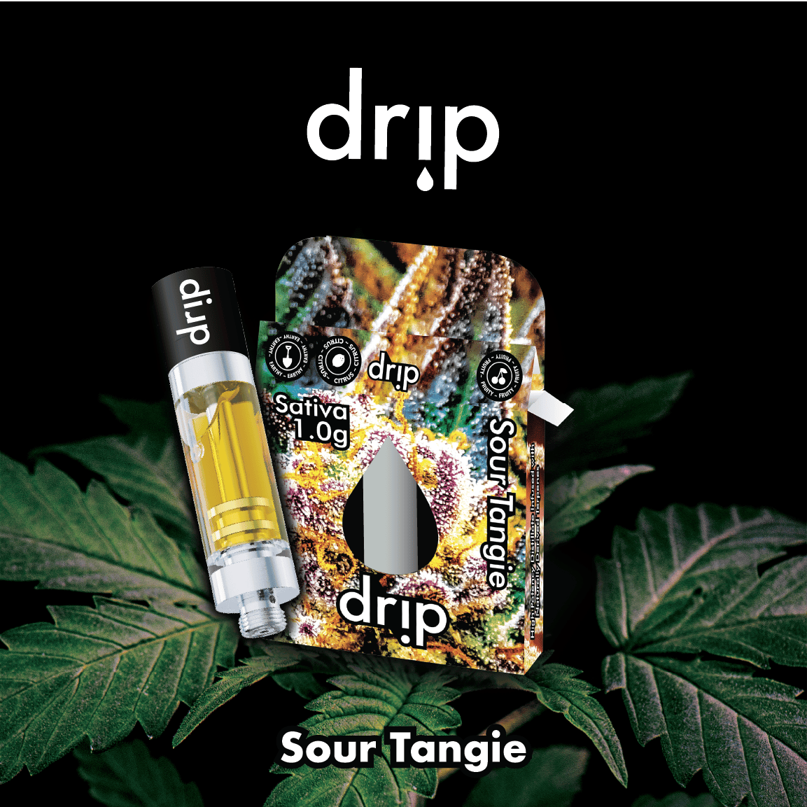 Drip 1g Cartridge - Sour Tangie (Sativa)