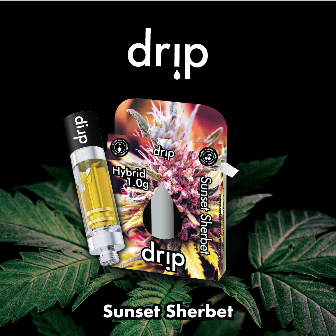 Drip 1g Cartridge - Sunset Sherbert (Hybrid)