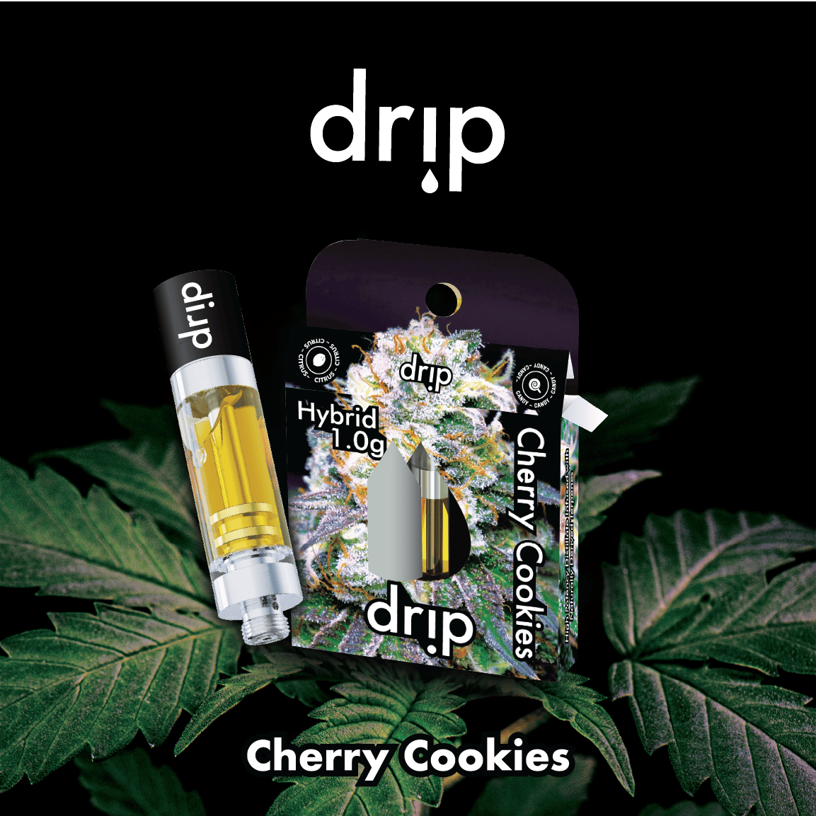 Drip 1g Cartridge - Cherry Cookies (Hybrid)