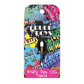 Crude Boys 1g Cartridge - Fruity Peb OG (Hybrid)