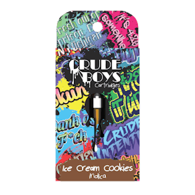 Crude Boys 1g Cartridge - Ice Cream Cookies (Indica)