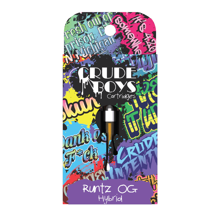 Crude Boys 1g Cartridge - Runtz OG (Hybrid)