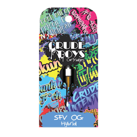 Crude Boys 1g Cartridge - SFV OG (Hybrid)