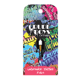 Crude Boys 1g Cartridge - Watermelon Zkittlez (Indica)