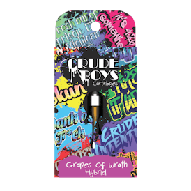 Crude Boys 1g Cartridge - Grapes of Wrath (Hybrid)