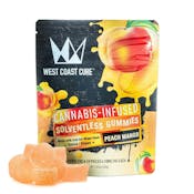 West Coast Cure I Peach Mango 100 MG (Sativa) - Solventless Edible Gummies