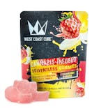 Strawberry Banana Flavored Solventless hash Gummies - 10x 10mg/gummy