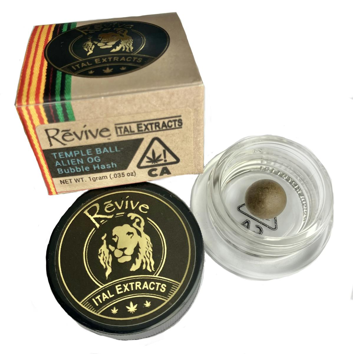 Temple Ball- Alien OG Bubble Hash - Revive Pure Life