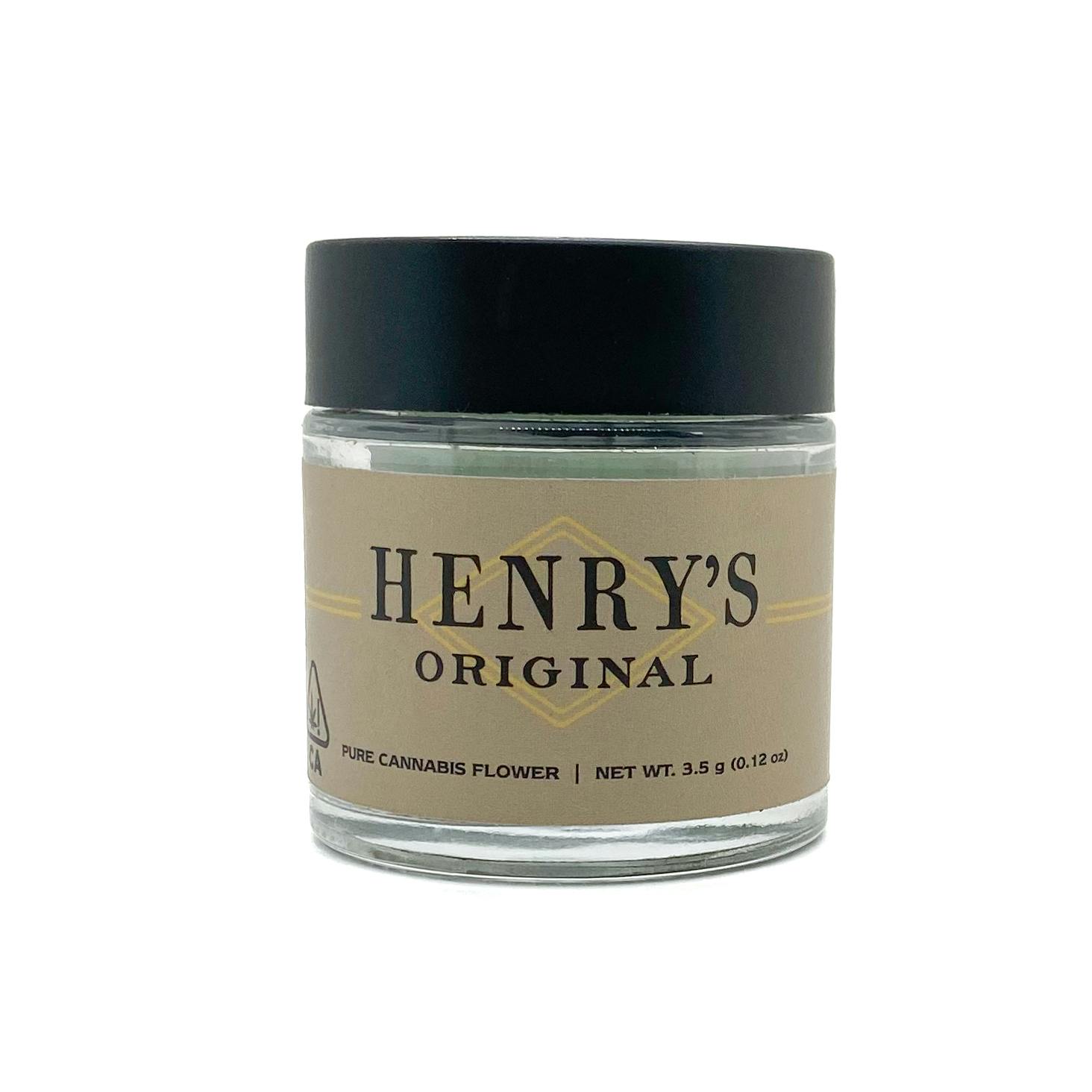 Henry's Original 3.5g Grey Label Jar Flower Peanut Butter Breath