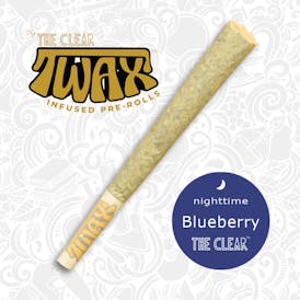 The Clear TWAX Infused Pre-roll 1.25g | Blueberry